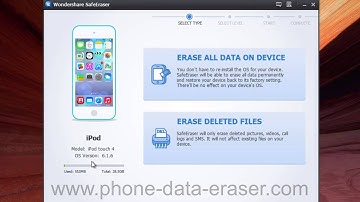 SafeEraser: How to Remove, Erase, Delete All iPod Data Permanently & Completely?