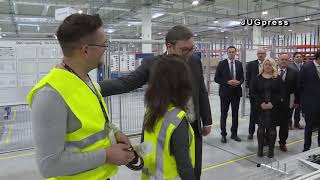 Vučić U Obilasku Fabrike Aptiv - Jugpress