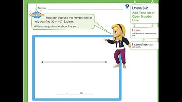 Adding Tens on an Open Number Line: EnVision Math 3.2