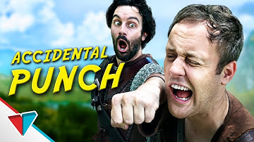 Clicking the wrong button - Accidental Punch