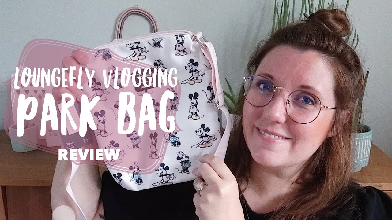 What's in My MICKEY & MINNIE LOUNGEFLY PASSPORT BAG, Packing for a Disney  Park Day