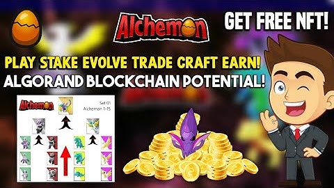 ALCHEMON - NEW NFT GAME PLAY TO EARN | GET FREE NFT! BUILT ON ALGORAND BLOCKCHAIN | REVIEW