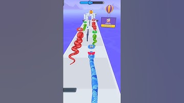 Snake Run Race: Speed, Strategy, and Survival! #shorts #youtubeshorts#game part 40