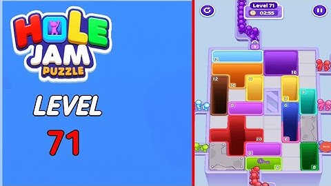 Hole Jam level 71 walkthrough solution 