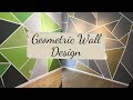 Wall Paint Ideas In Germany | DIY Geometric Wall Makeover