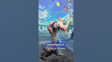 Guile Classic vs Modern #streetfighter #streetfighter6 #guile #comparison #shorts
