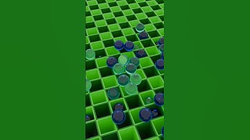 Marbles Drop #3danimation #relaxing #marble  #drop #simulation #blender