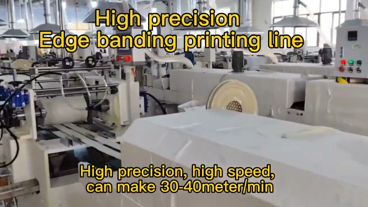 new edgebanding printing line