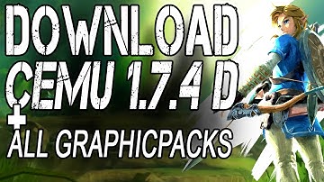 CEMU 1.7.4d Full version+cemuhook+shaderCache(19k)+All GraphicPacks
