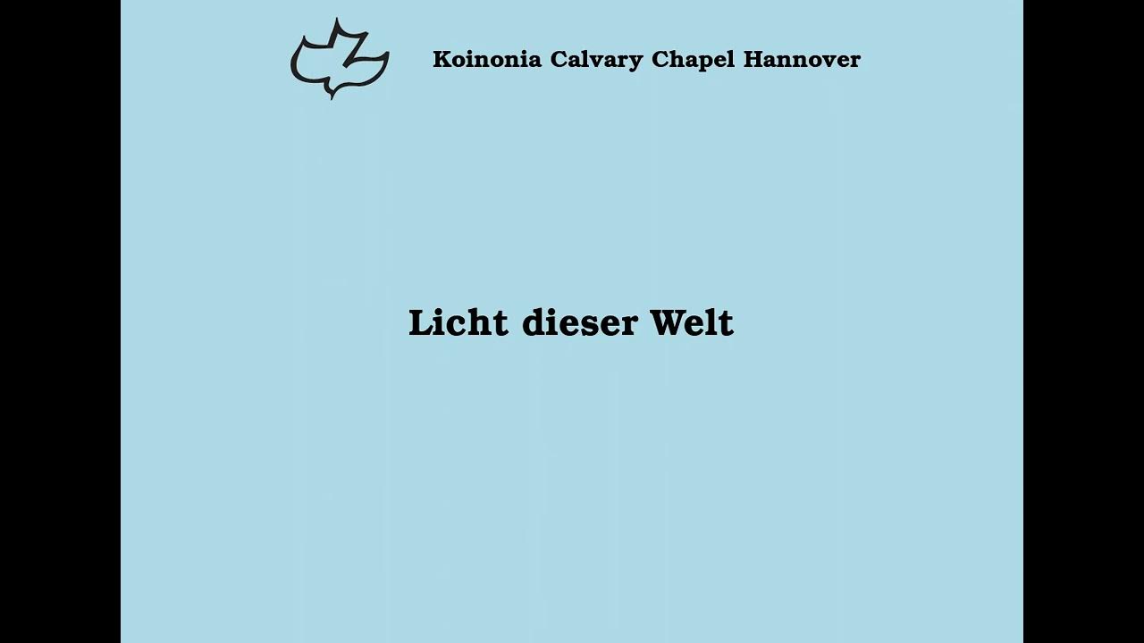 Licht Dieser Welt Here I Am To Worship www.youtube.com
