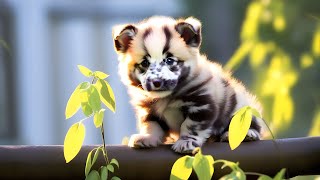 Cute Baby Animals  Beautiful Baby Animals Of The Earth With Relaxing Music (Colorfully Dynamic)
