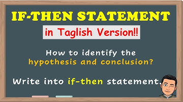 If-then Statement in Taglish Version | RYAN