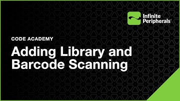 Adding library & barcode scanning | Infinite Peripherals