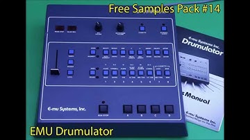 Free Drum Samples Pack Vol #14 (EMU Drumulator)