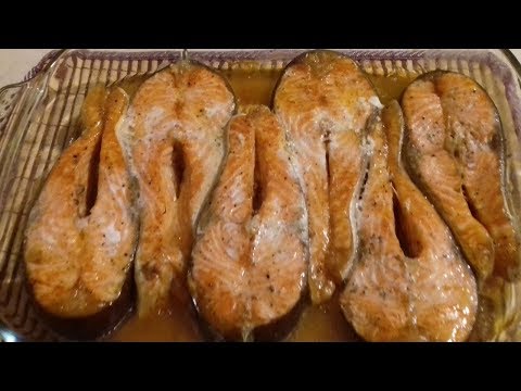 Форель запеченная в духовке. Сочный и вкусный рецепт