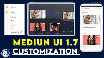 Mediun ui 1.7 Blogger Template full customization| menu,icon,slider,gadget,border etc.