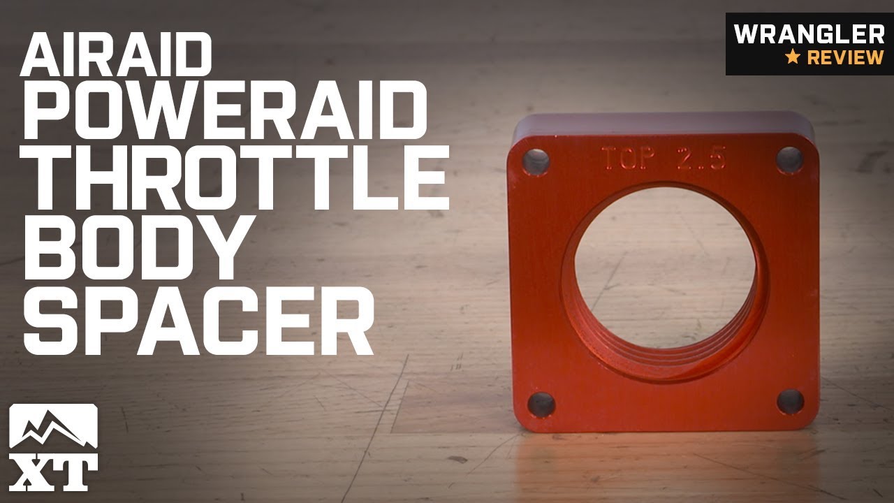 Jeep Wrangler Airaid PowerAid Throttle Body Spacer (19912002 2.5L YJ