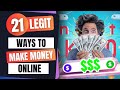 21 Legit Ways to Make Money Online in 2024 | Online Money Making Ideas for Beginners!