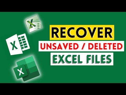 How to recover unsaved excel files (100 Working)  | Microsoft Excel | 2021