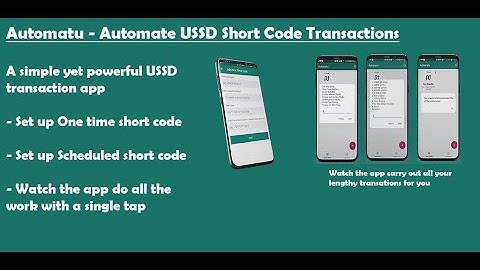 Automatu - Automate USSD Short Code Requests