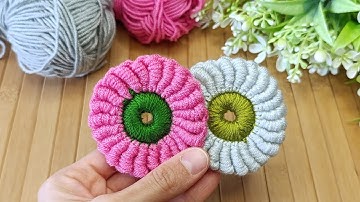 Wow ⚡ a very simple crochet motif tutorial ❤️#crochet #knitting #örgümodelleri 