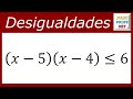 DESIGUALDADES CUADRÁTICAS - Ejercicio 3