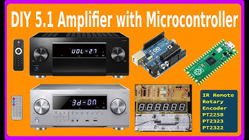 SLP 5.1 Remote Kit | PT2258-PT2322-PT2323  | DIY Home Theater | DIY Remote Kit | Arduino Amplifier