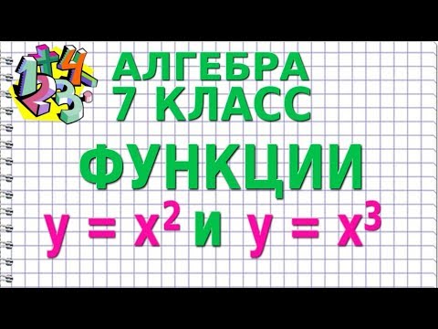ФУНКЦИИ у = х^2 и у = х^3, ИХ СВОЙСТВА И ГРАФИКИ. Видеоурок | АЛГЕБРА 7 класс ФУНКЦИИ у = х^2 и у = х^3, ИХ СВОЙСТВА И ГРАФИКИ. Видеоурок | АЛГЕБРА 7 класс