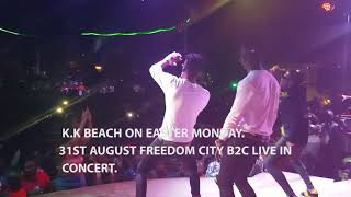 B2C PERFORMING AT K K BEACH ON EASTER MONDAY 2018
