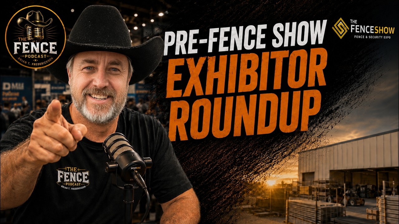 Two Weeks Out from the Fence Show and the Exhibitor Floor Is Stacked