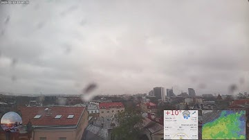 Large rain system moving over Tallinn - Time-lapse - 2025-11-13