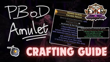 [POE 3.27] How I crafted the +4 Focused Amulet for Penance Brand | step-by-step guide