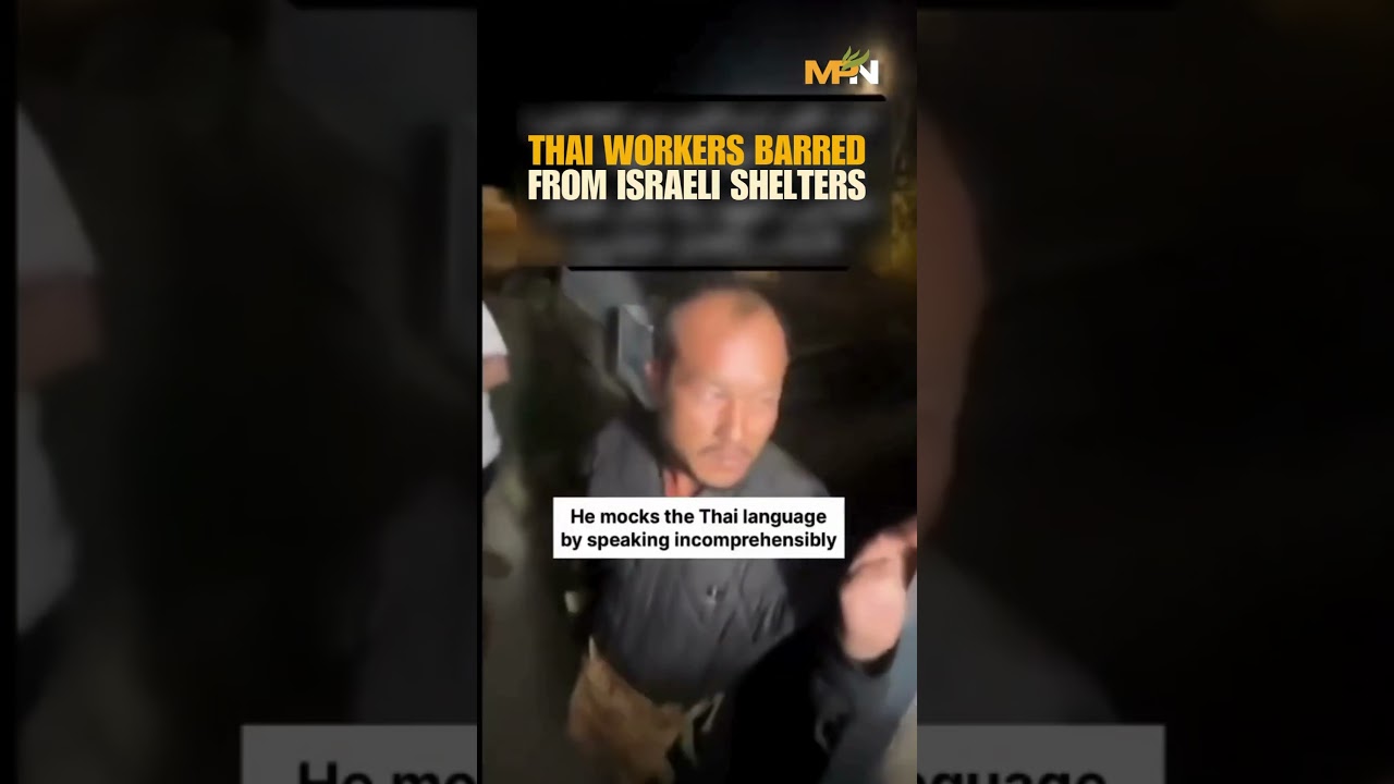 Israelis refuse foreign workers from accessing underground shelters, “Jewish citizens only.”