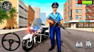 Police Moto Bike Chase Crime Shooting Games - Android Gameplay screenshot 3