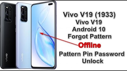 Vivo V19 (1933) Pattern Pin Password Unlock | MRT Tool