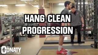 Sean Conaty Hang Clean Progression