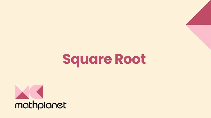 Square Root - Finding the Value of x