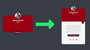 Profile Card Expand Effect Using HTML,CSS AND JAVASCRIPT