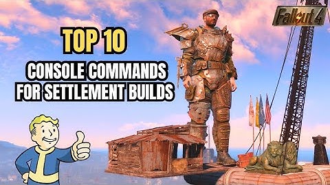 Top 10 Console Commands For Better Settlement Builds! (NO MODS) - Fallout 4 Settlement Tutorial