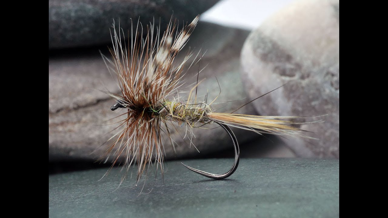 How to tie an Adams Dry Fly 