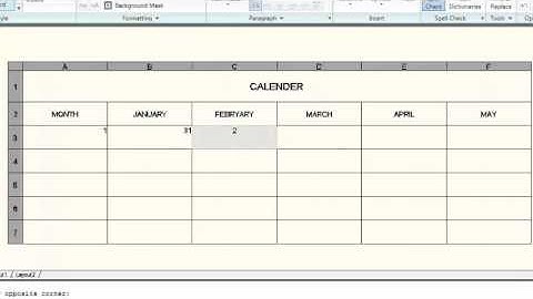 Table Command in Autocad