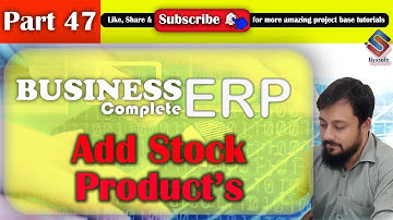 ERP Part 47 Add Stock Products in ASP NET MVC