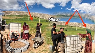 Police Officer Courage:Building water pond in Grandma dream cottage and defeating evil husband
