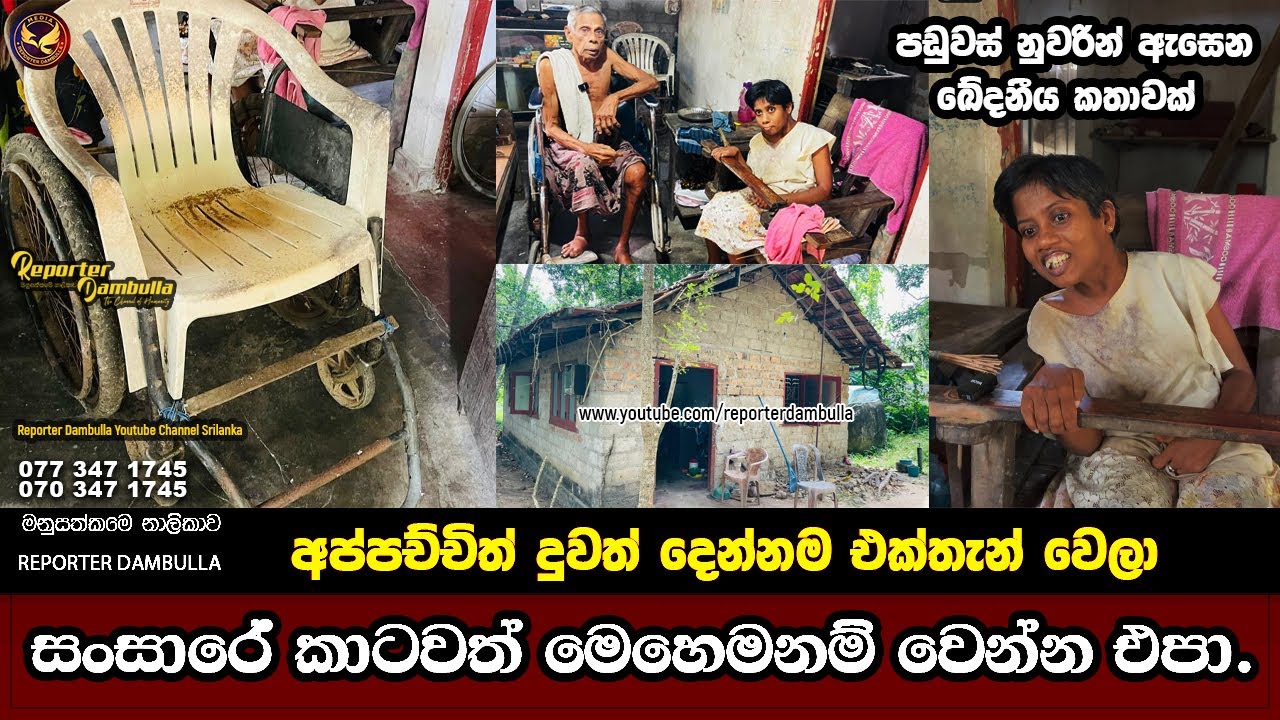 සංසාරේ කාටවත් මෙහෙමනම් වෙන්න එපා || Reporter Dambulla || Kumara Ihalagedara