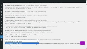 Preset: Scan and Redeem immediately and Hide ticket information - Event Tickets With Ticket Scanner