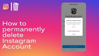 How To Delete Instagram Account | Delete Instagram Account Permanently