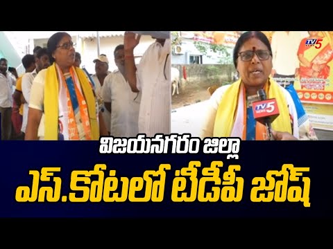 Srungavarapu Kota TDP MLA Candidate Kolla Lalitha Kumari Face To Face | AP Elections | TV5 News - TV5NEWS