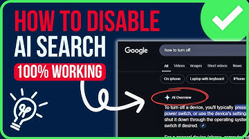 How To TURN OFF AI OVERVIEW On Google (2025) | How To Disable AI Overview Google