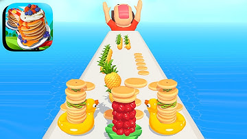 Pancake Run ​- All Levels Gameplay Android,ios (Levels 284-296)