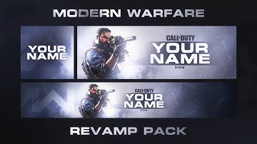 NEW Call Of Duty "Modern Warfare" GFX Revamp Pack! - (YouTube Banner & More FREE GFX)